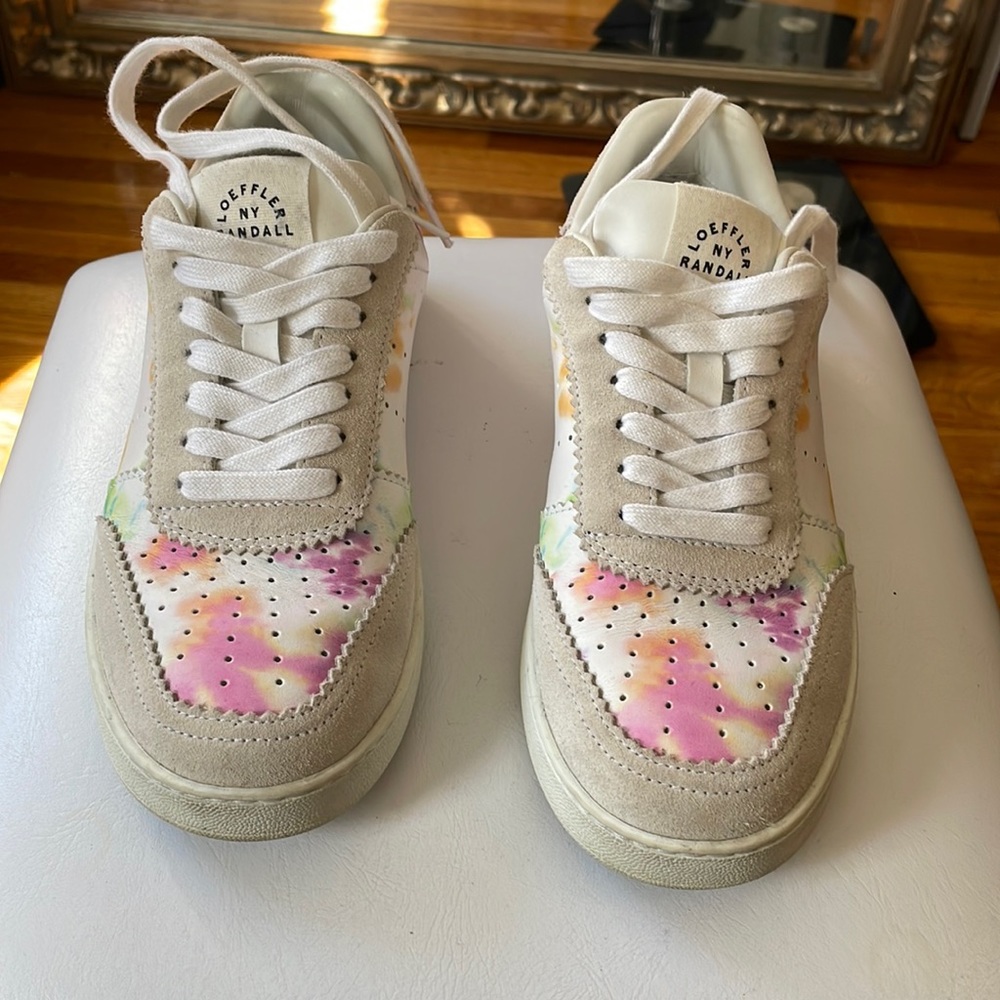Loeffler Randal Keeley tie die leather sneakers women’s size 5.5, from Saks
